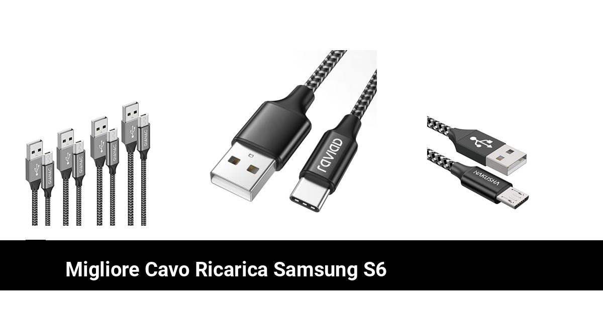 Il confronto commerciale dei migliori cavi di ricarica per Samsung S6