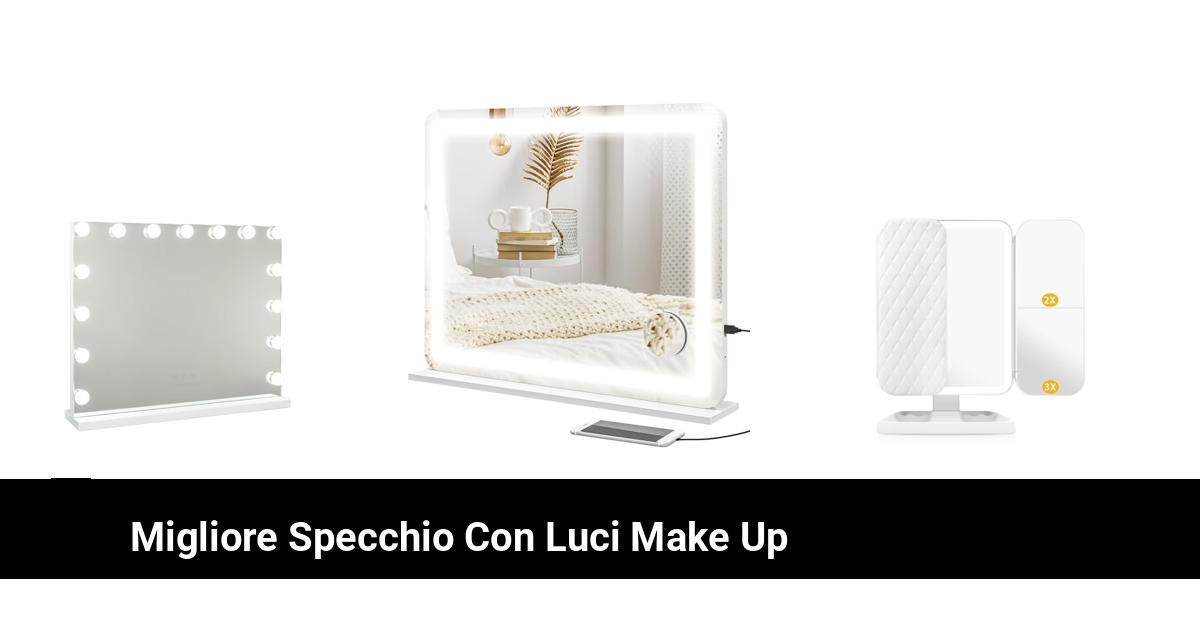 Il confronto commerciale dei migliori specchi con luci make up