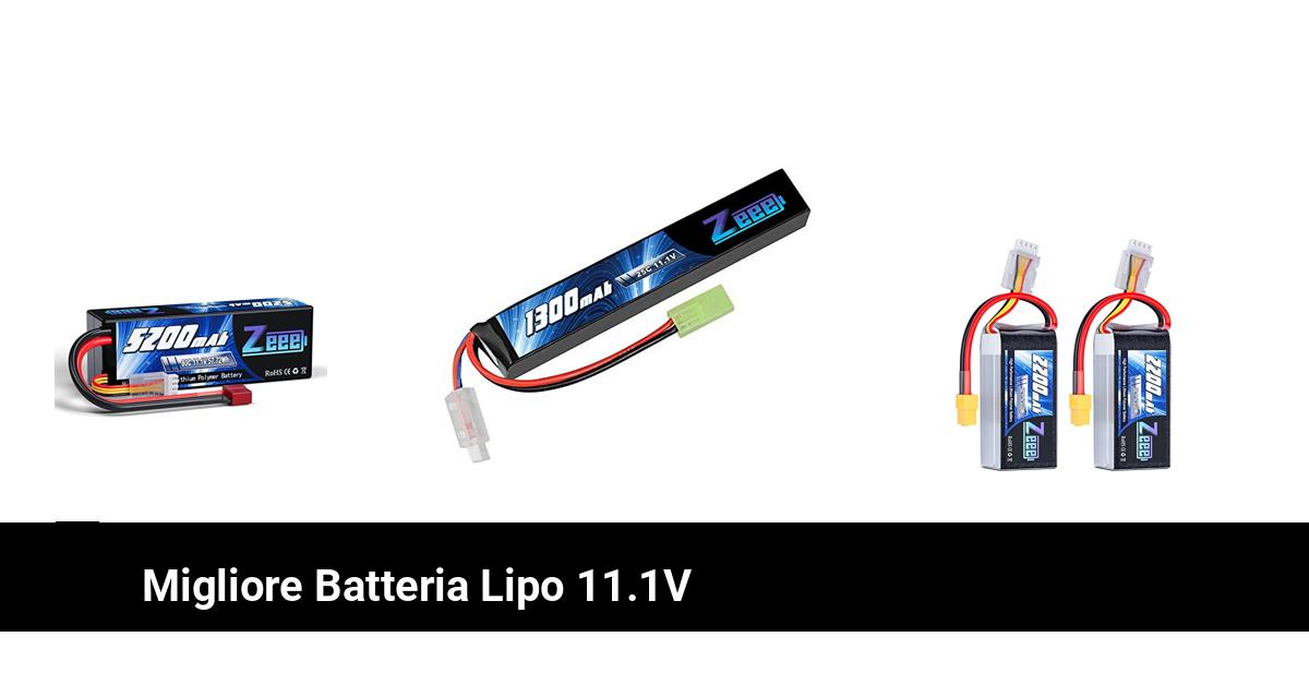 Confronto commerciale: Le migliori batterie lipo 11.1v del 2024-2025